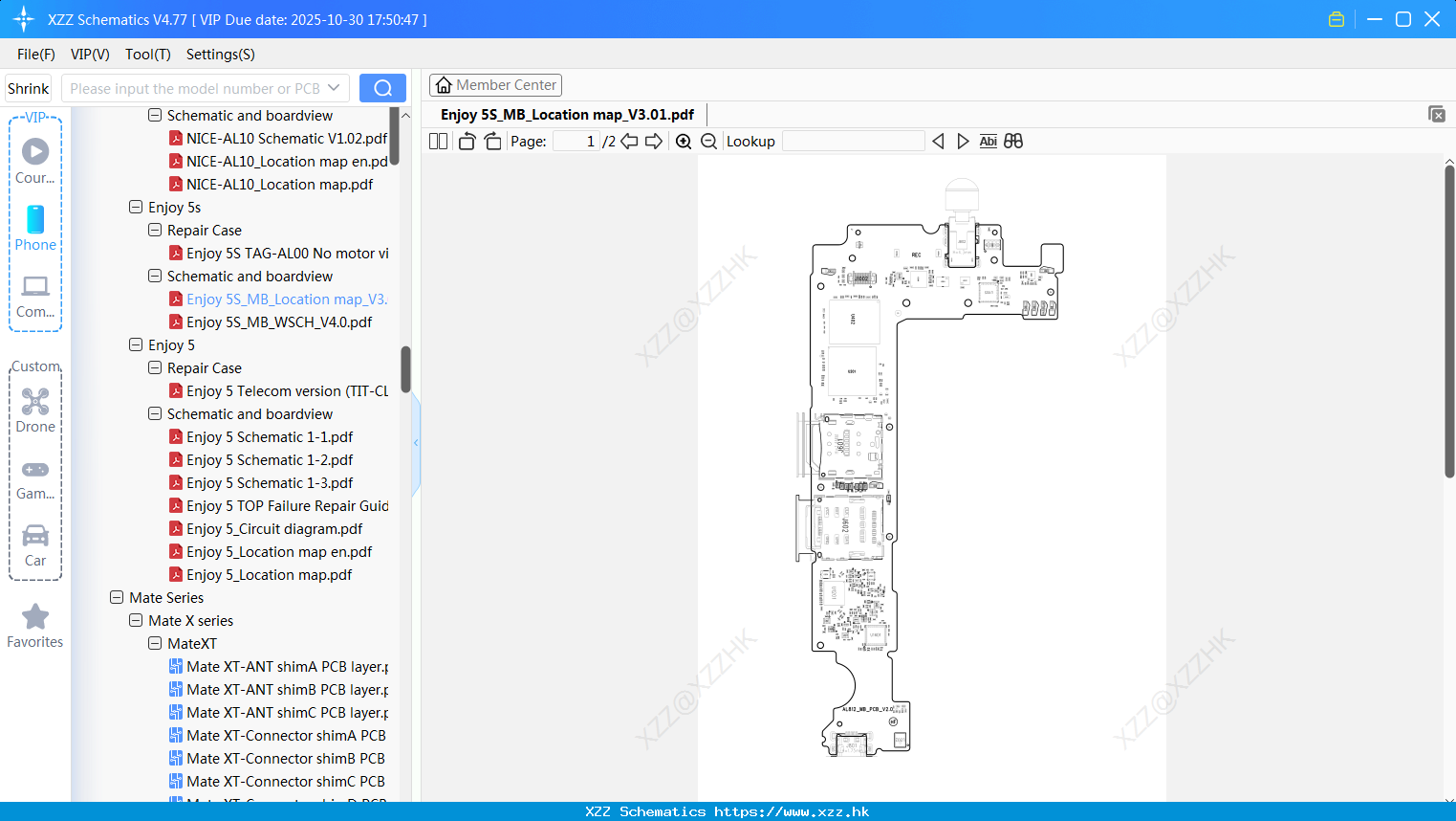 Huawei Enjoy 5S_MB_Location Map_V3.01